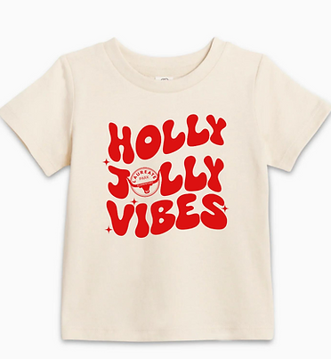 Holly Jolly Vibes Youth L/S tee