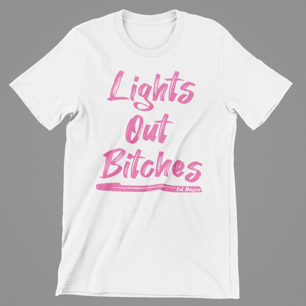LIGHTS OUT WHITE TEE